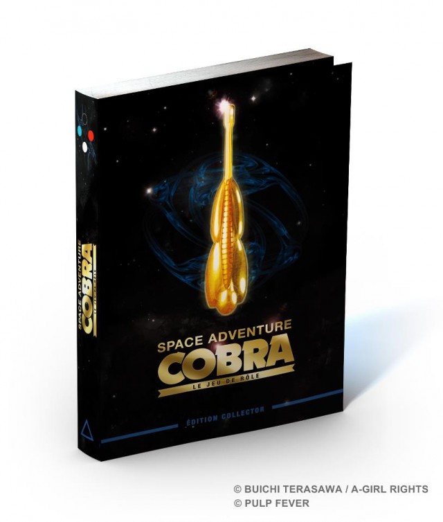 Livre de Base Cobra space adventure, jeu de rôle, edition collector cobra edition collector 640x754 Space Adventure COBRA, le jeu de rôle se dévoile !