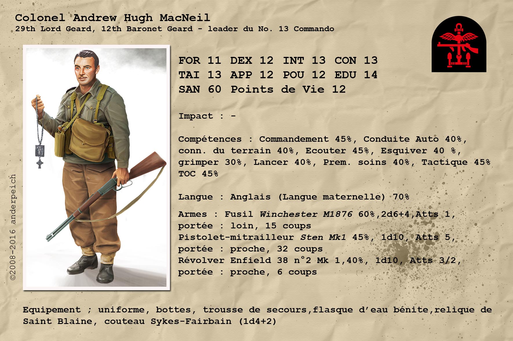 Colonel Andrew Hugh MacNeil
