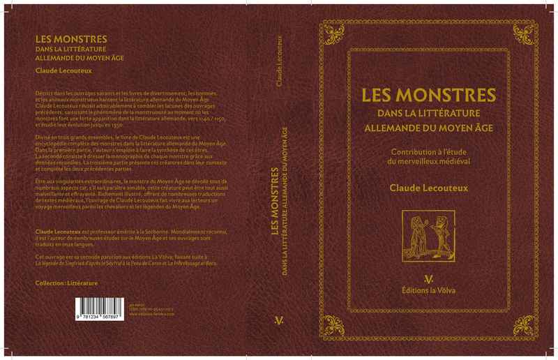 (Les monstres dans la littérature allemande du Moyen-Âge : contribution à l'étude du merveilleux médiéval, 2016) de Claude LECOUTEUX
