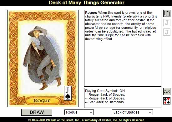 deck of many things