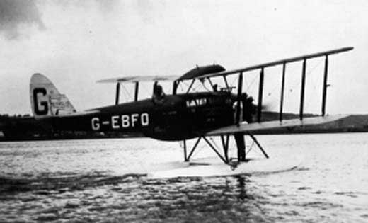 Hydravion De Havilland DH50 G-EBFO