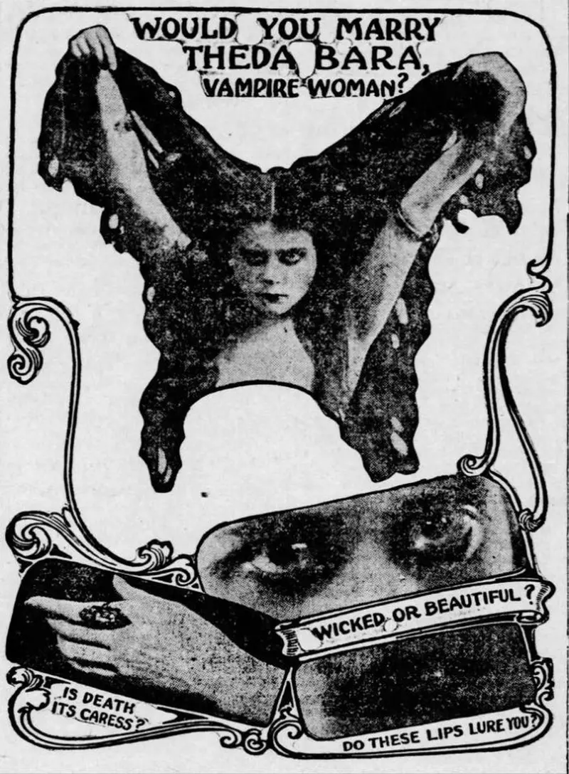 Theda Bara – et Hollywood inventa la vamp