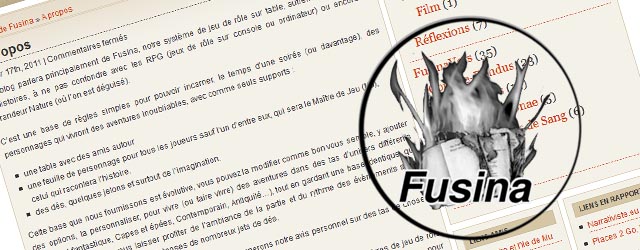 FUSINA, système de jeu de rôle gratuit à télécharger
