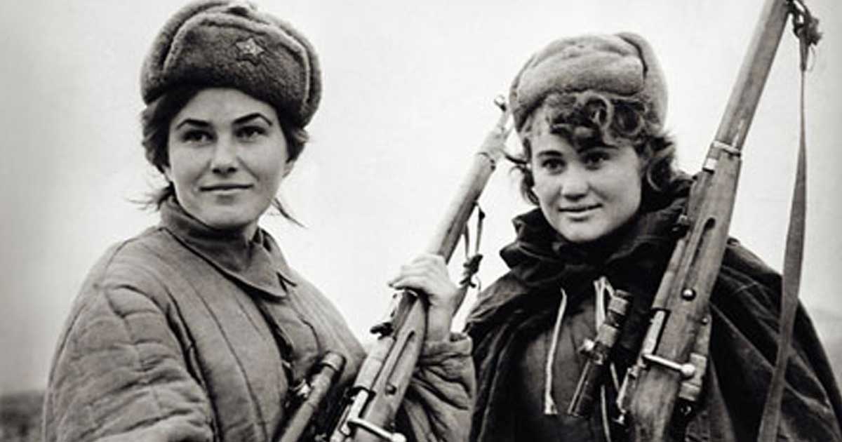 LES FEMMES SNIPERS RUSSES de la Seconde Guerre Mondiale
