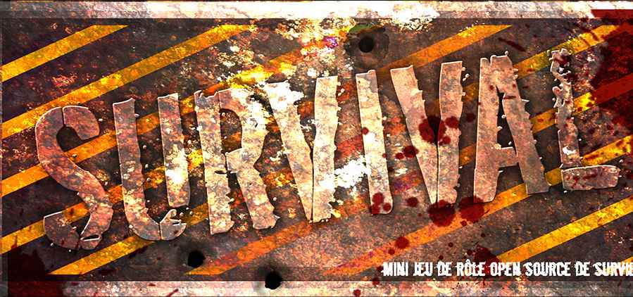 Survival mini jeu de rôle Open Source de survie