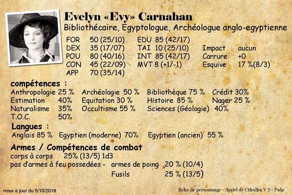 Evelyn Evy Carnahan