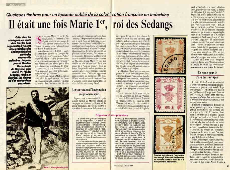 Marie 1er Timbres