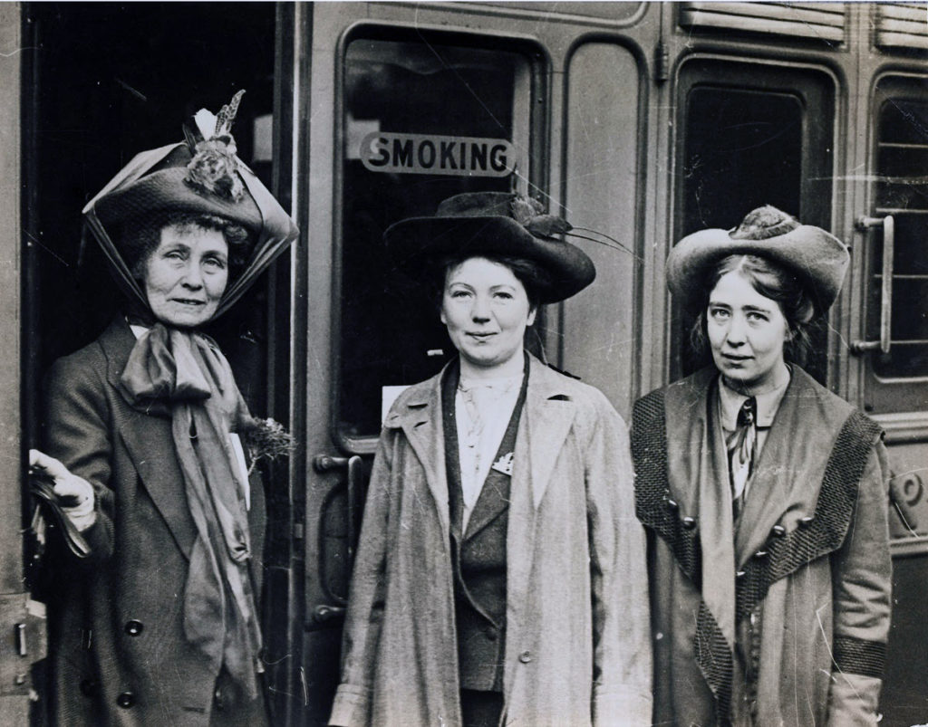 Emmeline Christabel et Sylvia Pankhurst