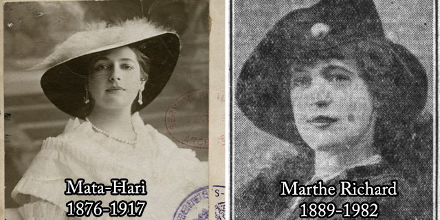 Mata Hari et Marthe Richard
