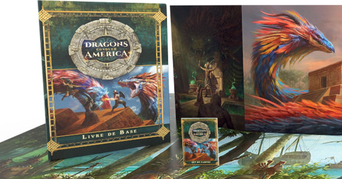 Dragons Conquer America en financement sur Gameontabletop