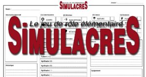 Des fiches pour SimulacreS