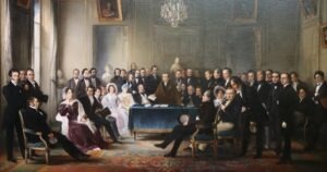 Salons littéraires français dans Château Falkenstein