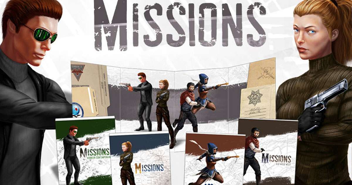 Missions, jeux de rôle d’espionnage par John Wick & Les XII singes