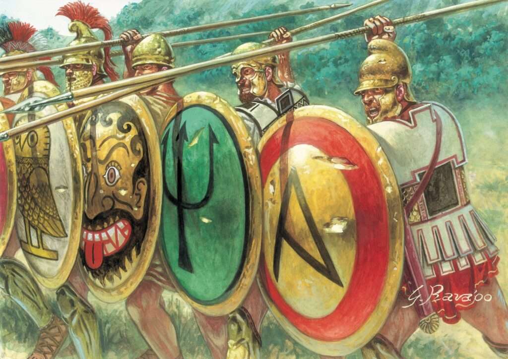 Greek Hoplites Phalanx