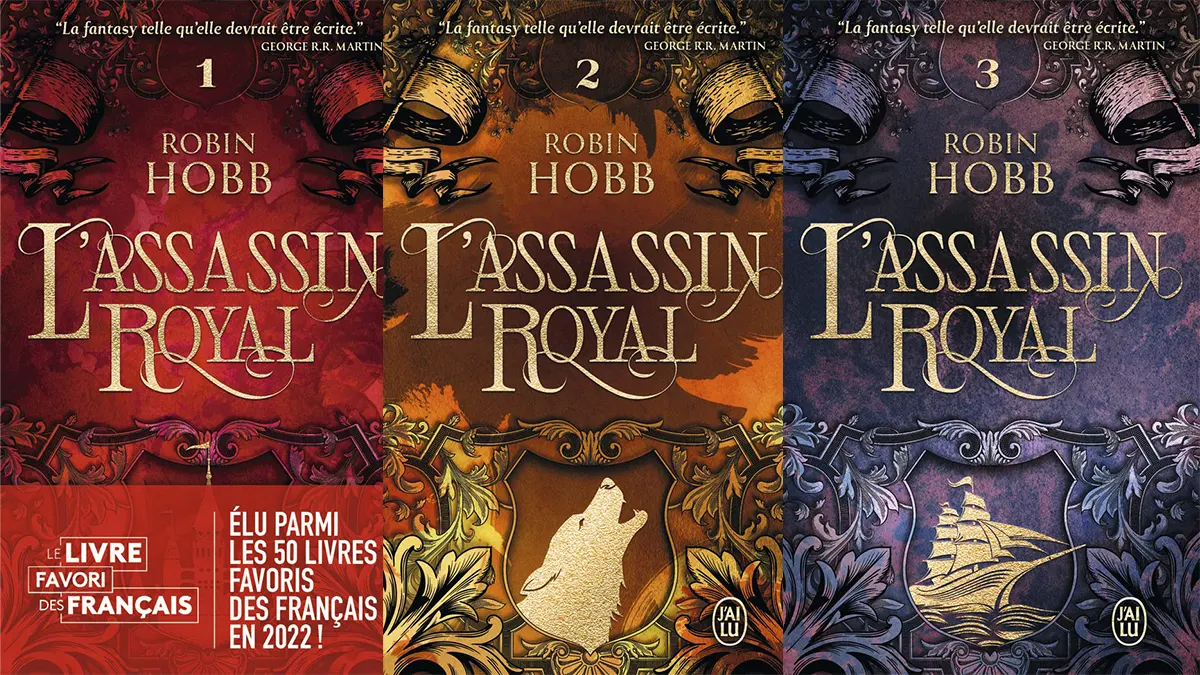 J’ai commencé à lire la série de L’Assassin Royal de Robin Hobb