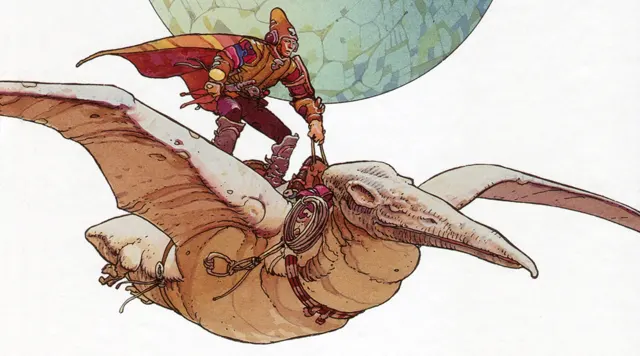 Jean Giraud (Aka Mœbius) sources inépuisables d’inspiration pour Mega