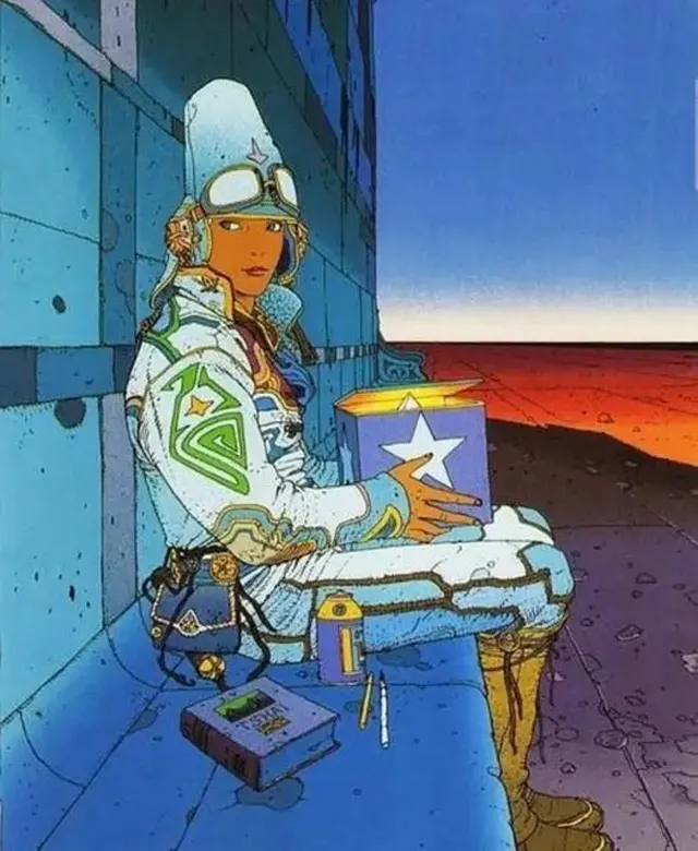 Jean Giraud (Aka Mœbius) sources inépuisables d’inspiration pour Mega