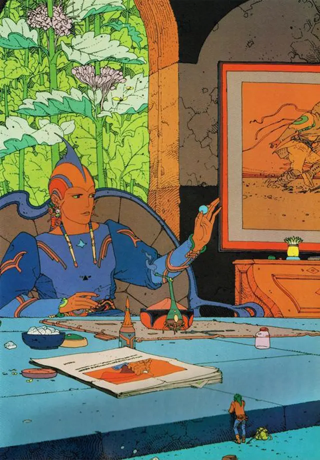 Jean Giraud (Aka Mœbius) sources inépuisables d’inspiration pour Mega