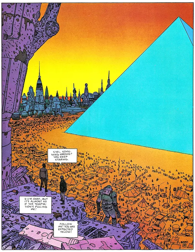 Jean Giraud (Aka Mœbius) sources inépuisables d’inspiration pour Mega