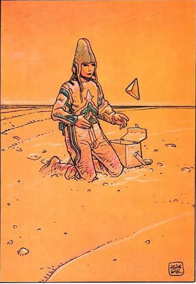 Jean Giraud (Aka Mœbius) sources inépuisables d’inspiration pour Mega