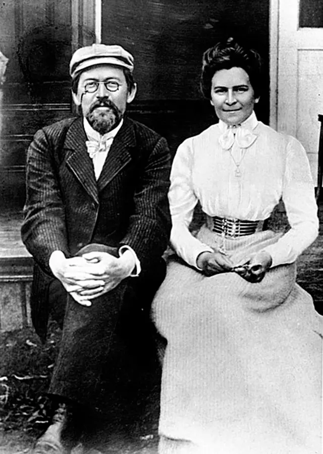 Anton Chekhov et Olga Knipper, 1901