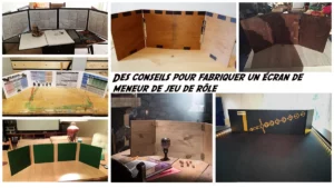 Des conseils pour fabriquer un écran de meneur de jeu de rôle