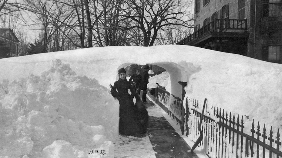 mars 1888, la côte est des États-Unis fut balayée par une des plus terribles tempêtes jamais recensées