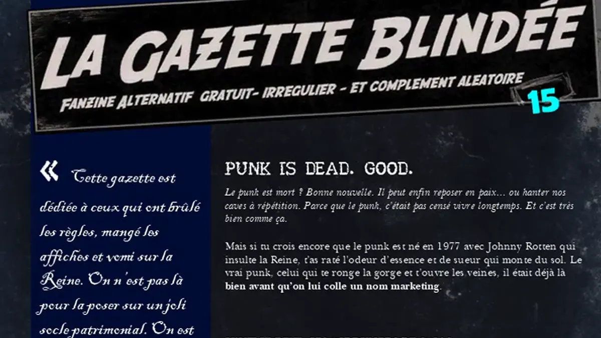 gazette blindée numéro 15