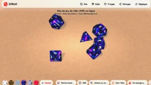3DRoll, un lanceur de dés 3D gratuit